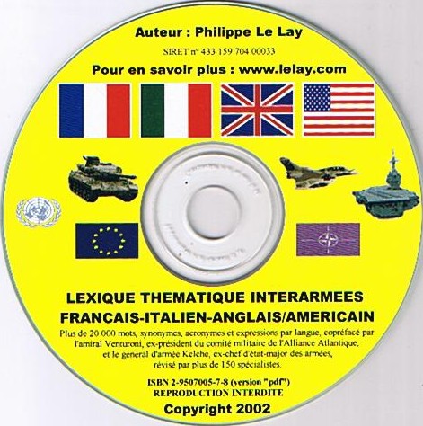 Lexique thématique interarmées français-italien-anglais/américain